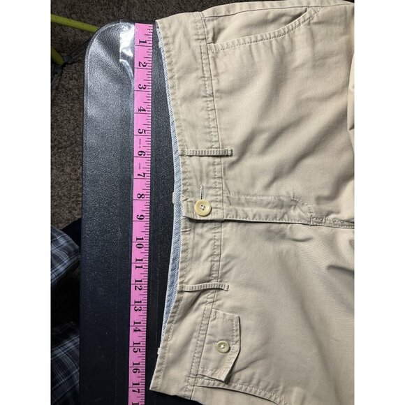Eddie Bauer Women's Sz 10 Hiking Outdoor Capri‎ Pants Cotton Khaki Tan - Picture 9 of 14